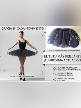 Amscan Black Layered Tulle Ballet Tutu Skirt